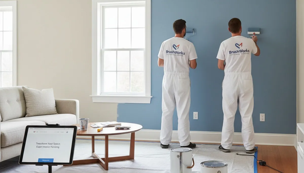 Interior house painting in Brandon, FL for clean, moisture-resistant finish